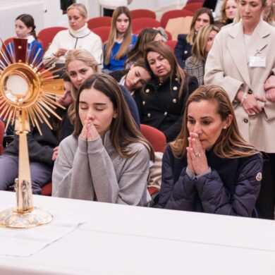 Adoration. Parents Week. Le Châtelard Academy. February, 2025